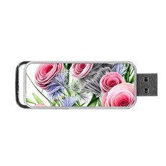 Captivating Coral Blooms Portable Usb Flash (one Side) by GardenOfOphir