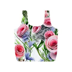 Captivating Coral Blooms Full Print Recycle Bag (s) by GardenOfOphir