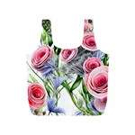 Captivating Coral Blooms Full Print Recycle Bag (S) Back