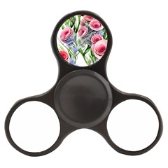 Captivating Coral Blooms Finger Spinner by GardenOfOphir