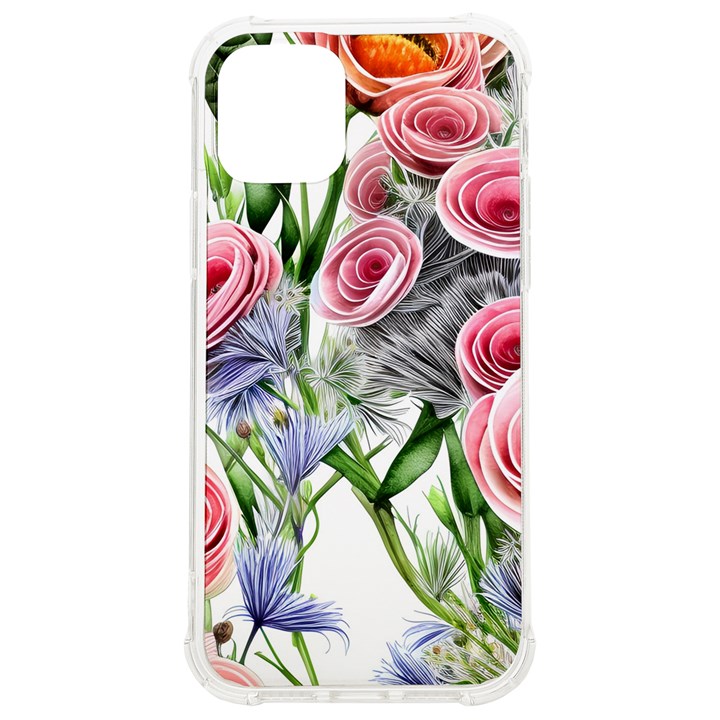 Captivating Coral Blooms iPhone 12/12 Pro TPU UV Print Case