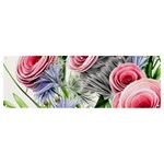 Captivating Coral Blooms Banner and Sign 12  x 4  Front