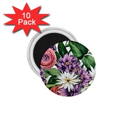 Brilliant Blushing Blossoms 1 75  Magnets (10 Pack)  by GardenOfOphir