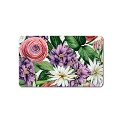 Brilliant Blushing Blossoms Magnet (name Card) by GardenOfOphir