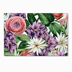 Brilliant Blushing Blossoms Postcard 4 x 6  (pkg Of 10) by GardenOfOphir