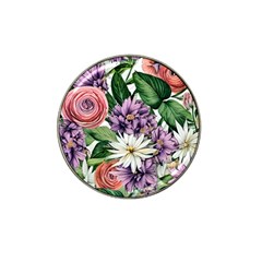 Brilliant Blushing Blossoms Hat Clip Ball Marker (4 Pack) by GardenOfOphir