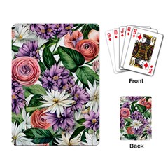 Brilliant Blushing Blossoms Playing Cards Single Design (rectangle)