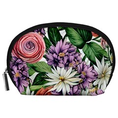 Brilliant Blushing Blossoms Accessory Pouch (large)