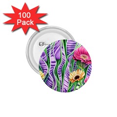 Beloved Bell-shaped Blossoms 1 75  Buttons (100 Pack)  by GardenOfOphir