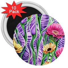 Beloved Bell-shaped Blossoms 3  Magnets (10 Pack)  by GardenOfOphir