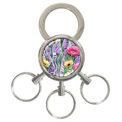 Beloved Bell-shaped Blossoms 3-ring Key Chain