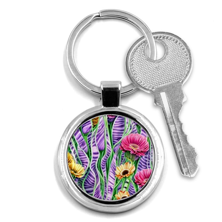 Beloved Bell-shaped Blossoms Key Chain (Round)