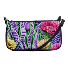 Beloved Bell-shaped Blossoms Shoulder Clutch Bag by GardenOfOphir