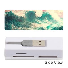 Storm Tsunami Waves Ocean Sea Nautical Nature Painting Memory Card Reader (stick) by Ravend