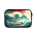 Storm Tsunami Waves Ocean Sea Nautical Nature Painting Apple iPad Mini Zipper Cases Front