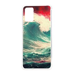 Storm Tsunami Waves Ocean Sea Nautical Nature Painting Samsung Galaxy S20plus 6 7 Inch Tpu Uv Case by Ravend