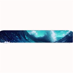 Tsunami Tidal Wave Ocean Waves Sea Nature Water Small Bar Mat by Ravend