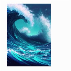 Tsunami Tidal Wave Ocean Waves Sea Nature Water Large Garden Flag (two Sides) by Ravend