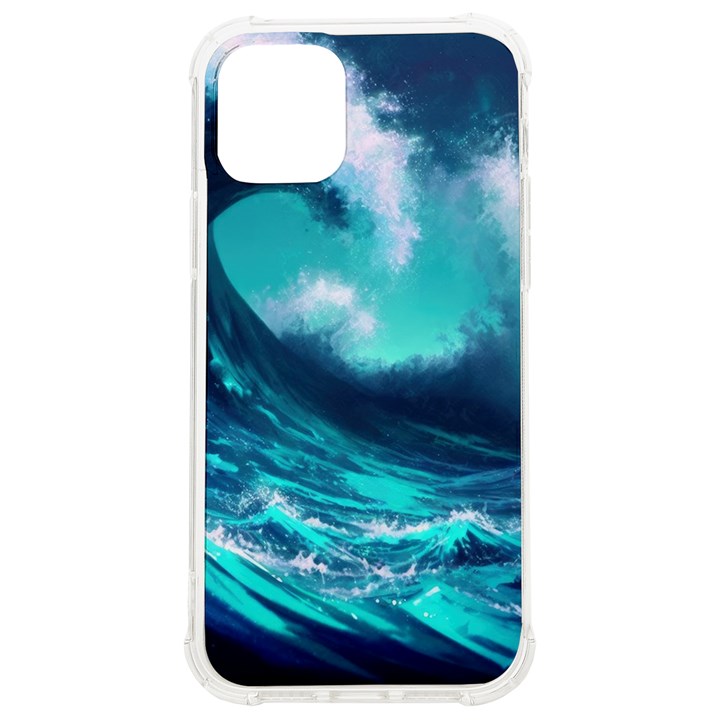 Tsunami Tidal Wave Ocean Waves Sea Nature Water iPhone 12/12 Pro TPU UV Print Case