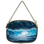 Thunderstorm Storm Tsunami Waves Ocean Sea Chain Purse (One Side) Front