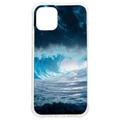 Thunderstorm Storm Tsunami Waves Ocean Sea Iphone 12/12 Pro Tpu Uv Print Case by Ravend