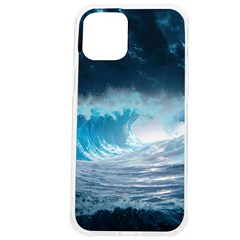 Thunderstorm Storm Tsunami Waves Ocean Sea Iphone 12 Pro Max Tpu Uv Print Case by Ravend