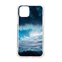 Thunderstorm Storm Tsunami Waves Ocean Sea Iphone 11 Pro 5 8 Inch Tpu Uv Print Case by Ravend