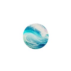 Tsunami Waves Ocean Sea Nautical Nature Water Nature 1  Mini Magnets by Ravend