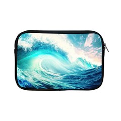 Tsunami Waves Ocean Sea Nautical Nature Water Nature Apple Ipad Mini Zipper Cases by Ravend