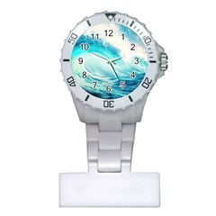 Tsunami Waves Ocean Sea Nautical Nature Water Nature Plastic Nurses Watch by Ravend