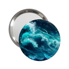 Thunderstorm Tsunami Tidal Wave Ocean Waves Sea 2 25  Handbag Mirrors by Ravend