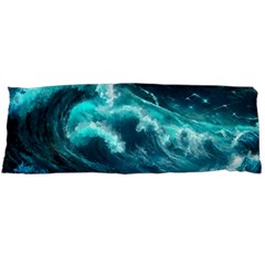 Thunderstorm Tsunami Tidal Wave Ocean Waves Sea Body Pillow Case (dakimakura) by Ravend