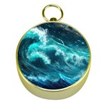 Thunderstorm Tsunami Tidal Wave Ocean Waves Sea Gold Compasses Front