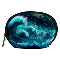 Thunderstorm Tsunami Tidal Wave Ocean Waves Sea Accessory Pouch (medium)