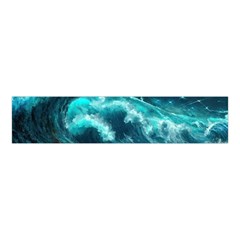 Thunderstorm Tsunami Tidal Wave Ocean Waves Sea Velvet Scrunchie by Ravend