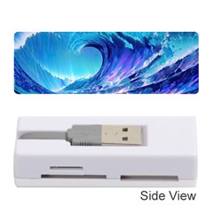 Tsunami Tidal Wave Ocean Waves Sea Nature Water Blue Memory Card Reader (stick) by Ravend