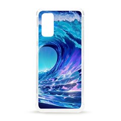 Tsunami Tidal Wave Ocean Waves Sea Nature Water Blue Samsung Galaxy S20 6 2 Inch Tpu Uv Case