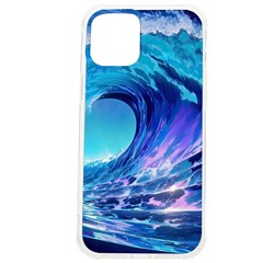 Tsunami Tidal Wave Ocean Waves Sea Nature Water Blue Iphone 12 Pro Max Tpu Uv Print Case