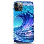 Tsunami Tidal Wave Ocean Waves Sea Nature Water Blue iPhone 12 Pro max TPU UV Print Case Front