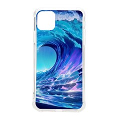 Tsunami Tidal Wave Ocean Waves Sea Nature Water Blue Iphone 11 Pro Max 6 5 Inch Tpu Uv Print Case