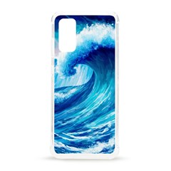 Tsunami Tidal Wave Ocean Waves Sea Nature Water Blue Painting Samsung Galaxy S20 6 2 Inch Tpu Uv Case