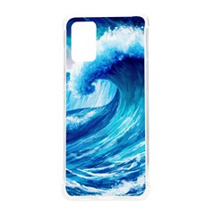 Tsunami Tidal Wave Ocean Waves Sea Nature Water Blue Painting Samsung Galaxy S20plus 6 7 Inch Tpu Uv Case