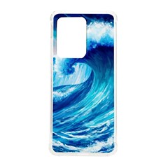 Tsunami Tidal Wave Ocean Waves Sea Nature Water Blue Painting Samsung Galaxy S20 Ultra 6 9 Inch Tpu Uv Case