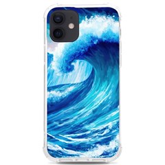 Tsunami Tidal Wave Ocean Waves Sea Nature Water Blue Painting Iphone 12/12 Pro Tpu Uv Print Case