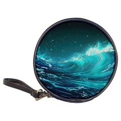 Tsunami Waves Ocean Sea Nautical Nature Water Classic 20-cd Wallets by Ravend