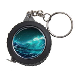 Tsunami Waves Ocean Sea Nautical Nature Water Measuring Tape by Ravend