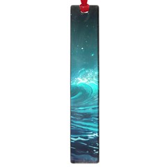 Tsunami Waves Ocean Sea Nautical Nature Water Large Book Marks by Ravend