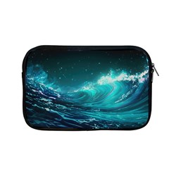 Tsunami Waves Ocean Sea Nautical Nature Water Apple Macbook Pro 13  Zipper Case by Ravend