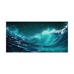 Tsunami Waves Ocean Sea Nautical Nature Water Yoga Headband by Ravend