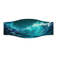 Tsunami Waves Ocean Sea Nautical Nature Water Stretchable Headband by Ravend